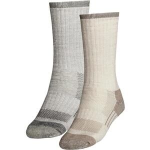 Alpine Design Merino Hiker Socks - 2 Pack, Women's , Medium, Chocolate Brown